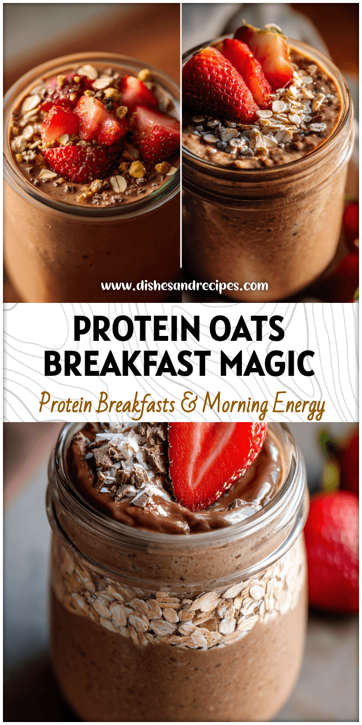 Chocolate Strawberry Protein Overnight Oats – Balanced & Healthy Breakfast